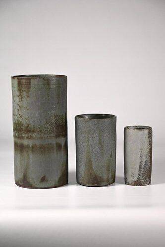 Cylindrical Vases from Studio Keramik, Set of 3