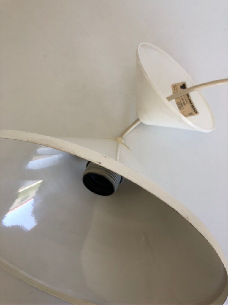 White metal pendant light by Vrieland Design, Made in Holland