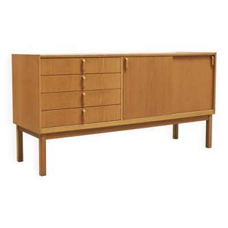 Oak buffet stamped Bodafors, Bertil Fridhagen, Sweden, 1963