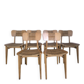 Chaises Ellipse Roger Landault pour Robert Santou