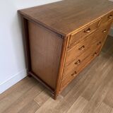 Commode en rotin vintage