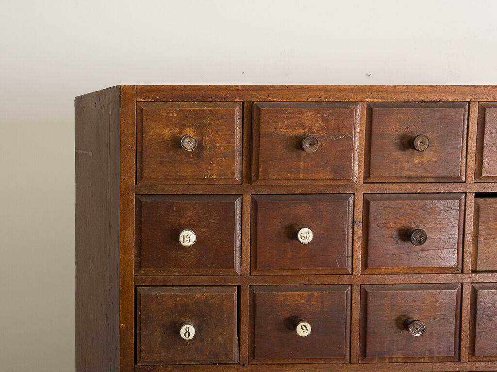 Trade cabinet with 96 drawers
