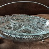 Crystal cup with compartments