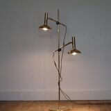 Danish design floor lamp in brass 1970