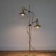 Danish design brass floor lamp, 1970