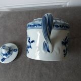 Vista alegre margao blue and white porcelain sugar bowl
