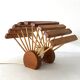 Lampe vintage en bois