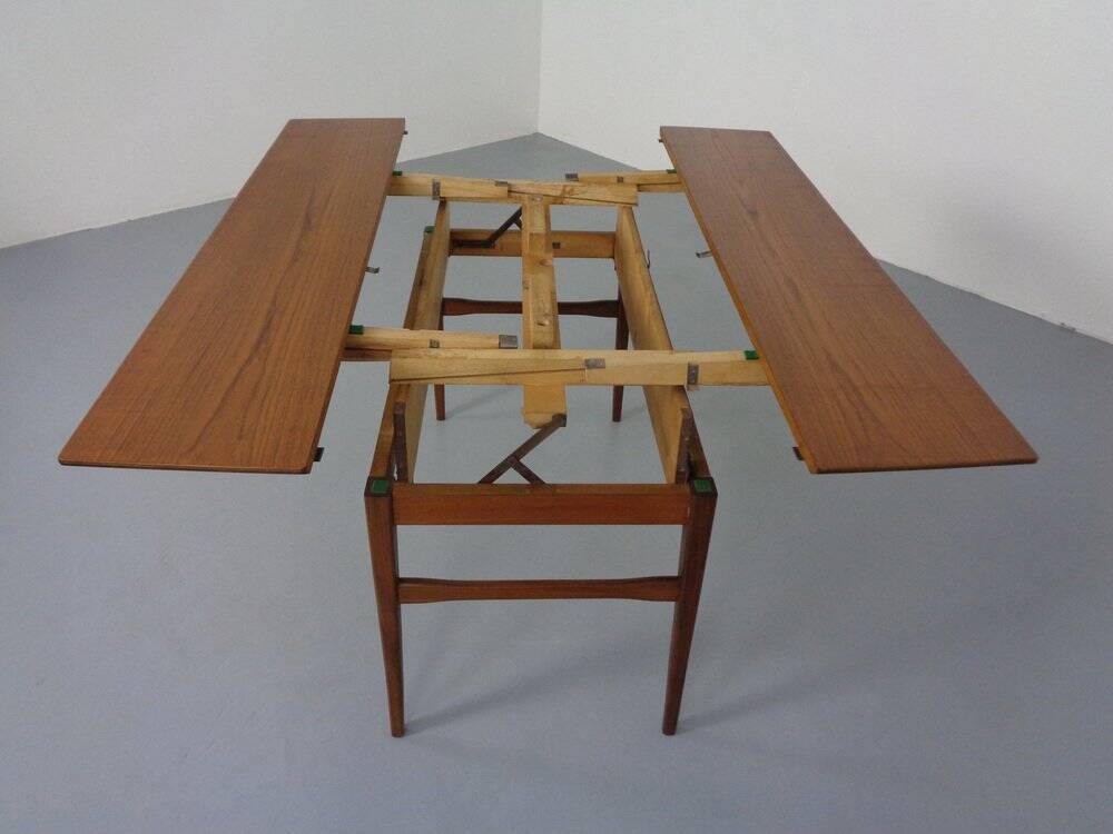 Teak dining or coffee table, Denmark, 1960s
