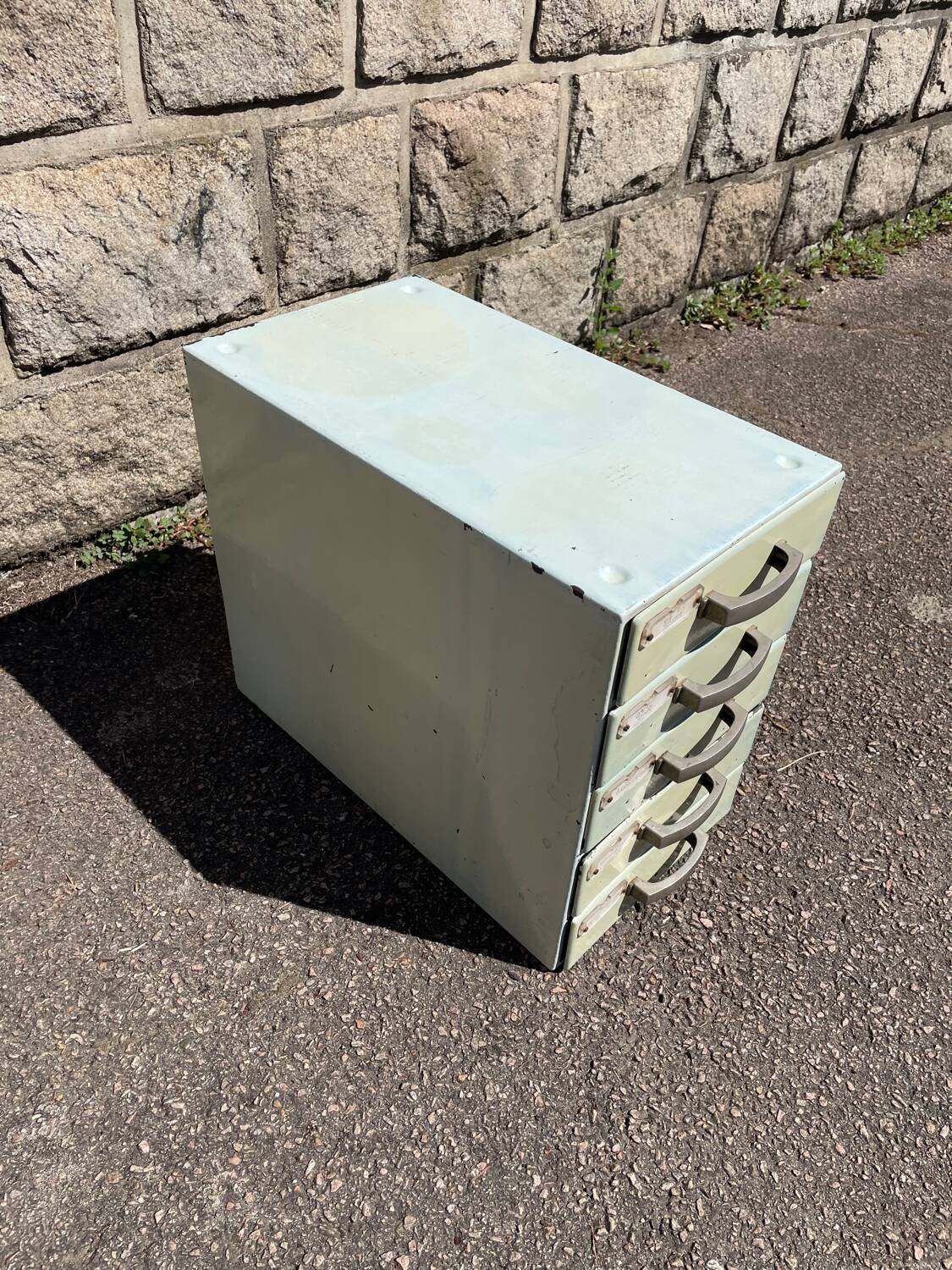 Vintage Metal Drawer Unit