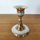 Bougeoirs laiton et nacre