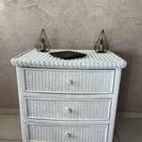 Commode en rotin