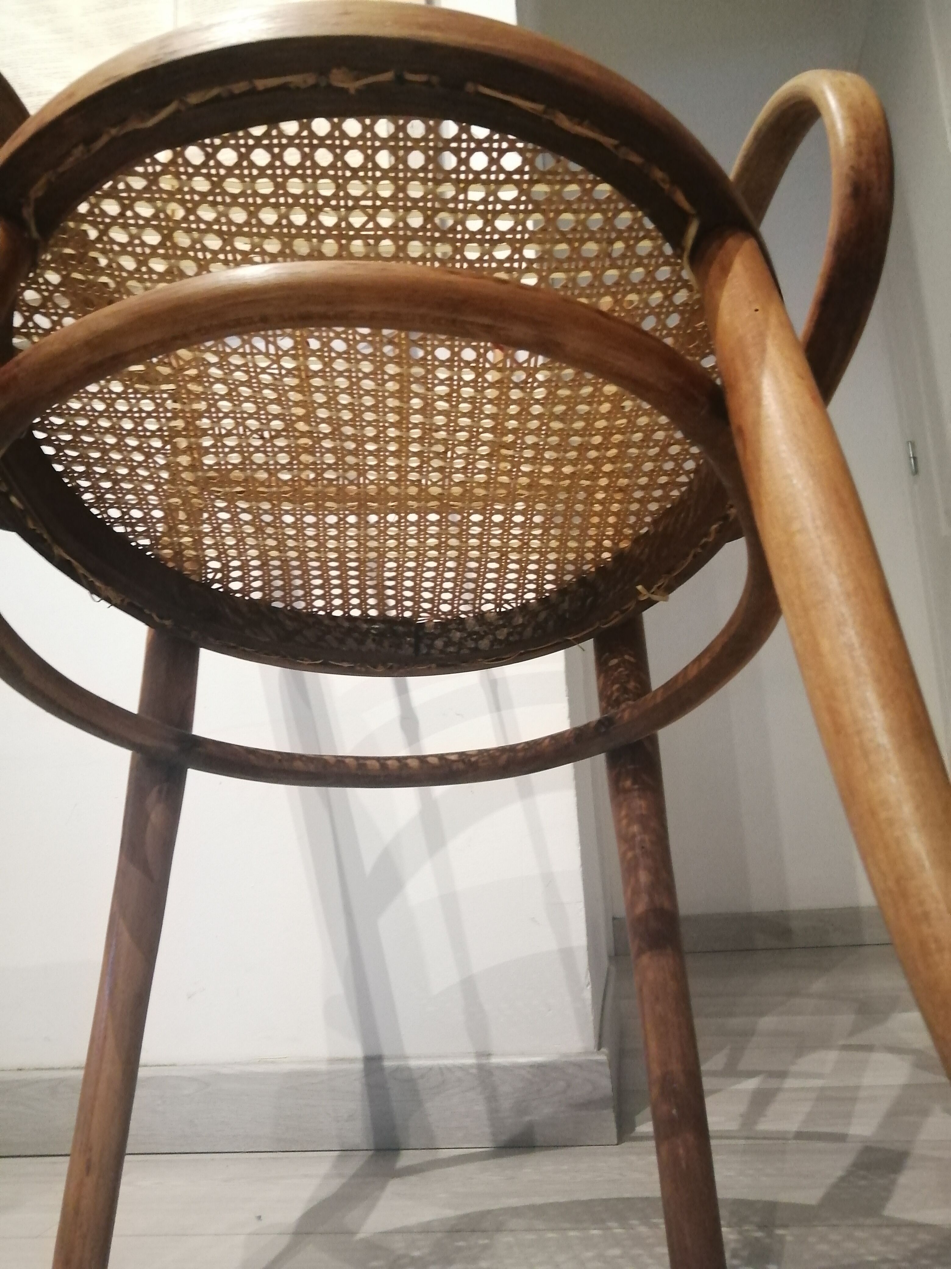 Fauteuil canné