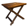 Carved wooden stool