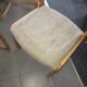 Lot de chaises traineau baumann ensemble de 4