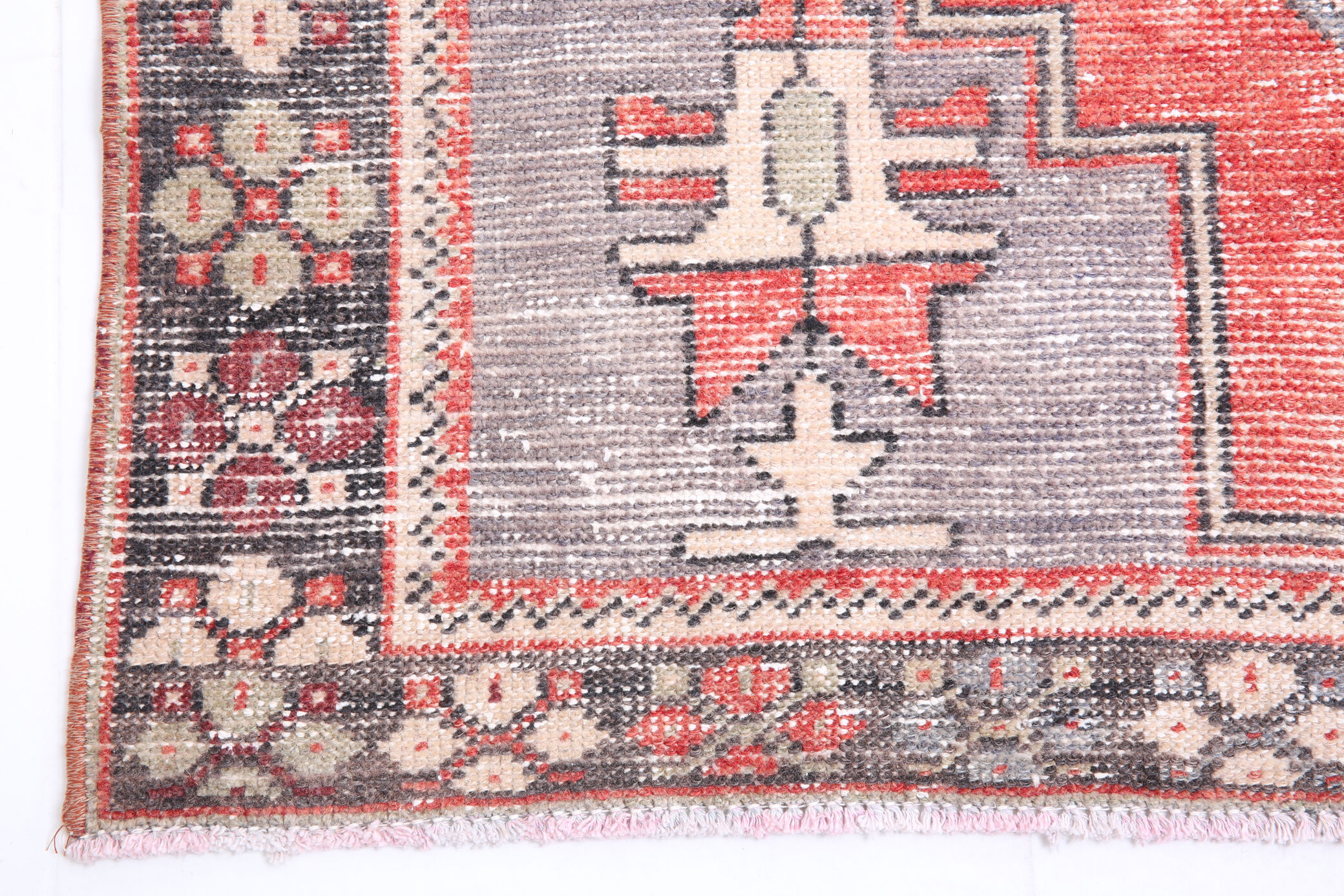 3x8 oriental madallion turkish runner rug,107x247cm