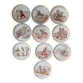 10 talking plates "our non-commissioned officers" Creil and Montereau - iron land