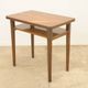 Mid-century walnut coffee table, wooden living room table, 1950s