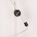 Tilting desk lamp in white metal 1960.