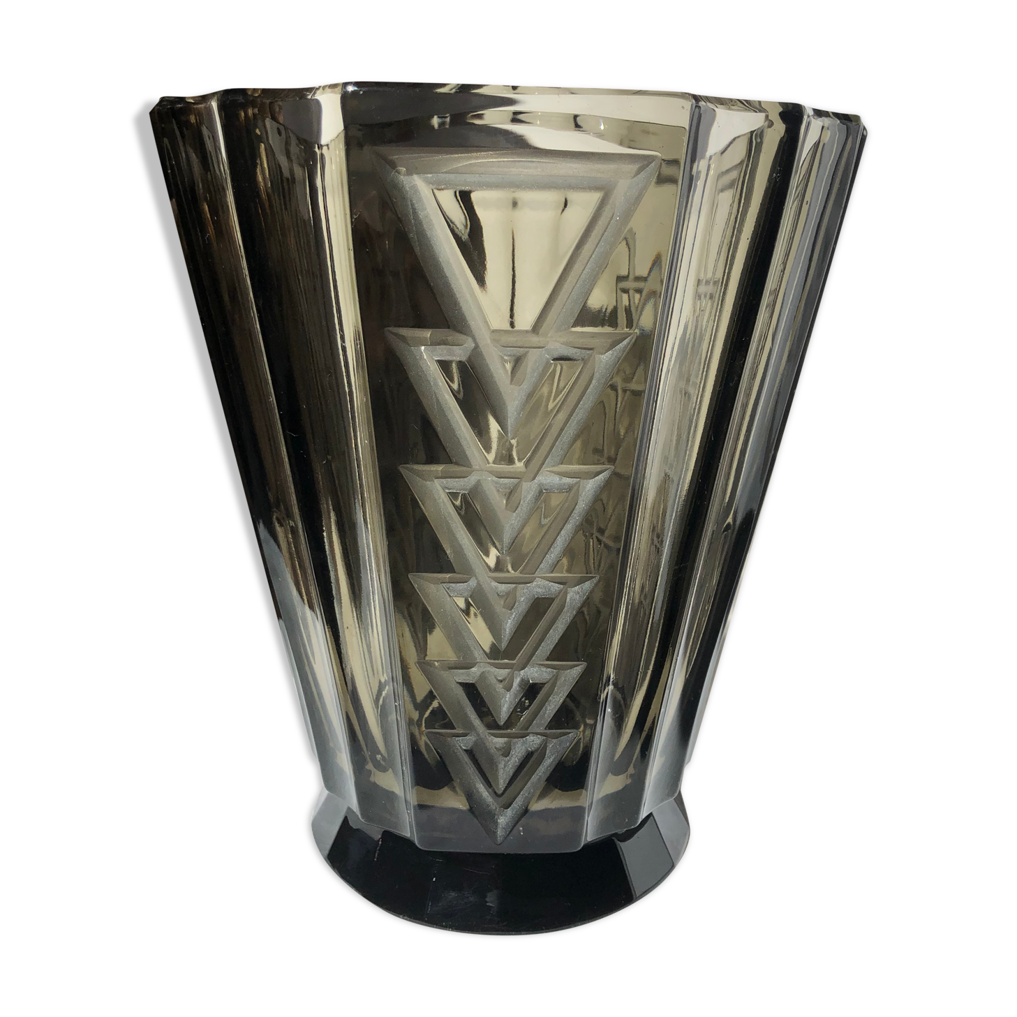 Vase art deco flanelle
