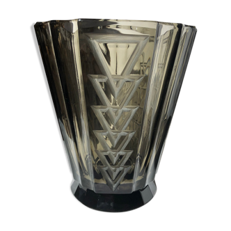 Vase art deco flannel
