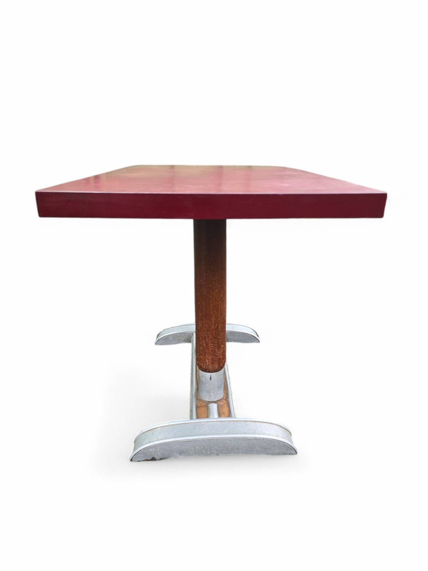 Vintage bistro table with bakelite top