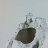 Biscuit porcelain vase, mid-20th century