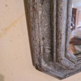 19th century style octagonal wooden mirror