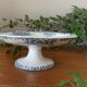 Antique earthenware compotier by Clairefontaine L.G.