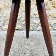 Vintage "Berger" stool, tall, in ash, Charlotte Perriand, 1950s