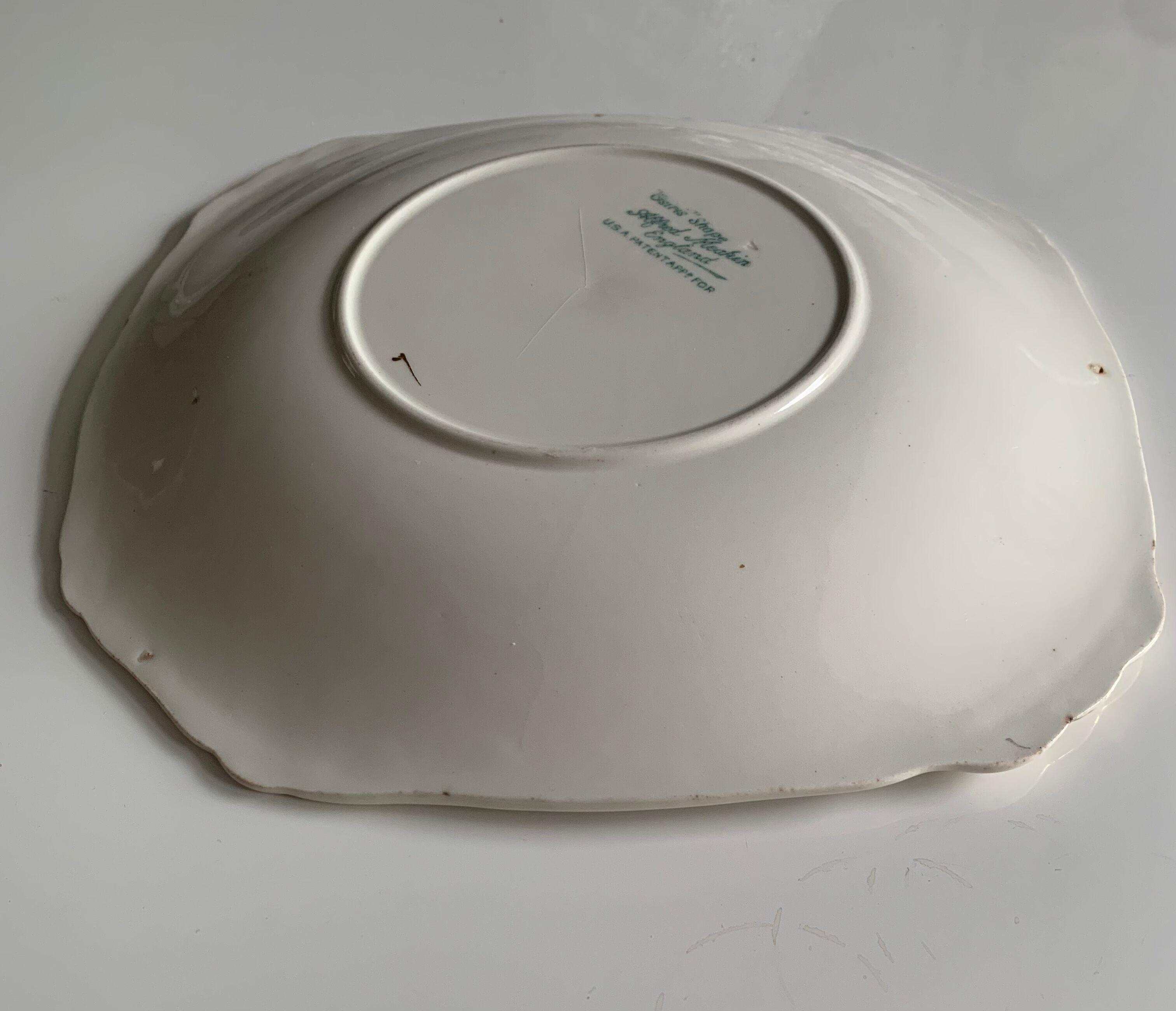 Alfred Meakin Plate , Osiris shape , Alfred Meakin