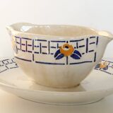 Saucière sarreguemines, ribeauville model, 1930/40, vintage french