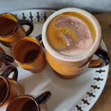 Carafe and 8 cups/cups