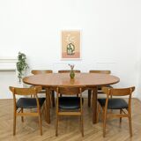 Scandinavian oval table - 405