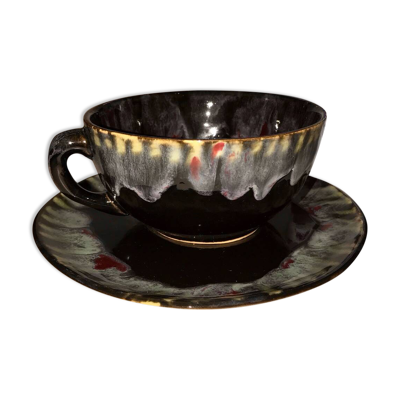 Ensemble tasse bol et assiette soucoupe