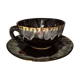 Ensemble tasse bol et assiette soucoupe