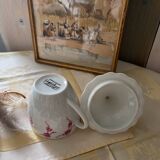 Limoges porcelain cup with lid