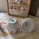 Limoges porcelain cup with lid