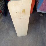 Wall shelf in patinated solid wood