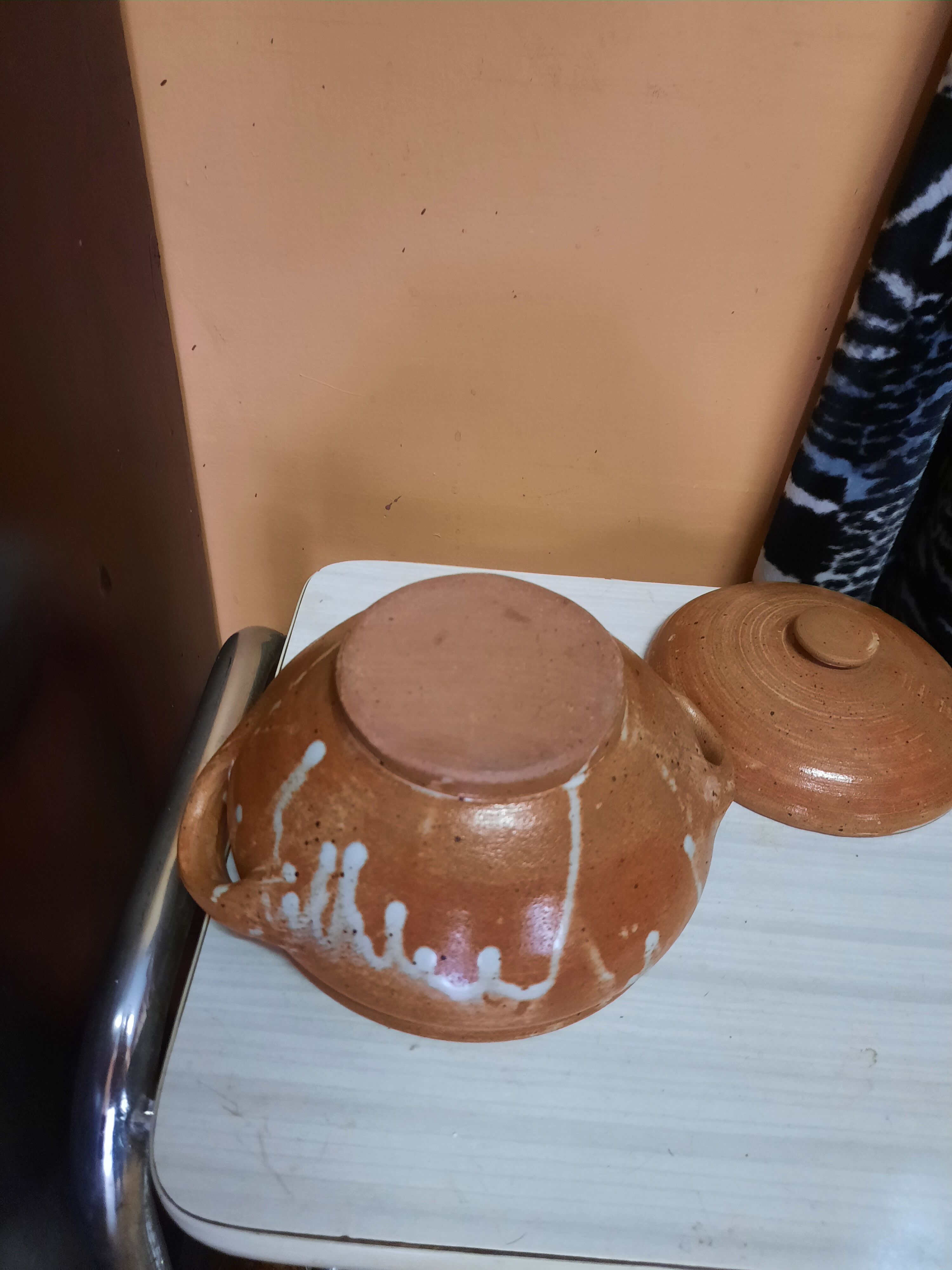 Vintage stoneware pot