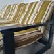 3-seater vintage velvet sofa 1970/1980