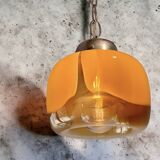Large Murano Mazzega pendant light from the 70s