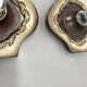 Set of Two POP ART Ceramic Fat Lava Wall Lights by ARO Lights Germany 1970s
