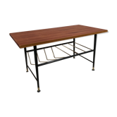 Coffee table steel and brass 1950