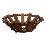 Teak fruit basket
