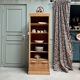 Filing cabinet with curtain (refurbished)