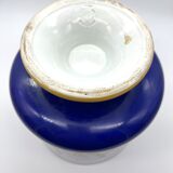 Cache pot ancien à décor d'homme ancien faience de Choisy Le Roy