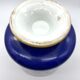 Old pot cover decorated with old man faience of Choisy Le Roy