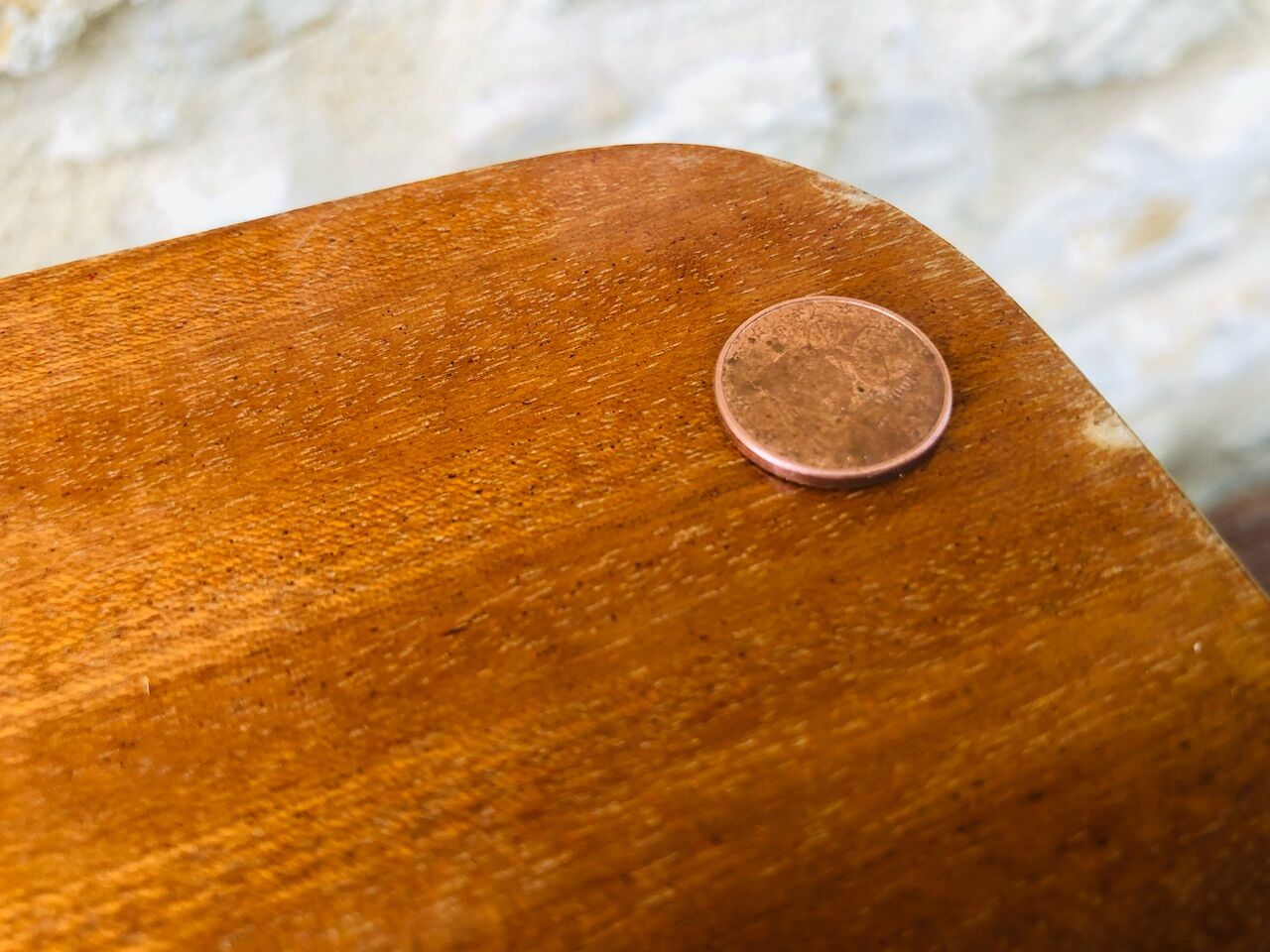 Vintage blond wood coffee table, Circa 60