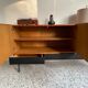 Asymmetrical vintage teak row