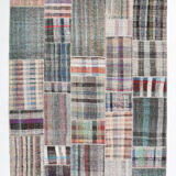 Flatweave ethnic kilim rug 212x302